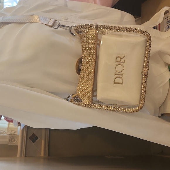 DIOR POUCH IN UNBRANDED CLEAR STADIUM BAG - Picture 6 of 7